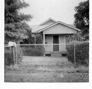Emmitt C. McDonald built this house himself when there was not another house to be seen.  