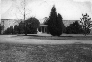 Front view of the Shelter, about 1956