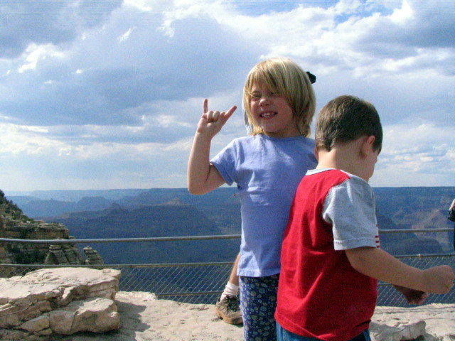 Behold in wonder at the Grand Canyon