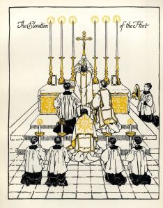 Anglican High Mass:  The Elevation of the Host